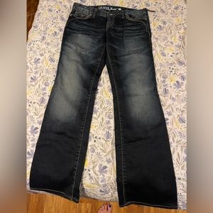 Guess Finley boot dark wash jeans size-29